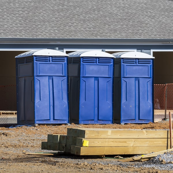 are there any restrictions on where i can place the portable restrooms during my rental period in Pierson IA